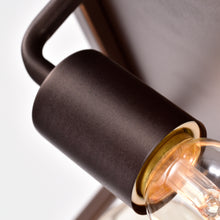 Load image into Gallery viewer, RADIANCE goods 2 Light Rubbed Bronze Finish Flush Mount Ceiling Fixture 11" Wide