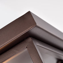 Load image into Gallery viewer, RADIANCE goods 2 Light Rubbed Bronze Finish Flush Mount Ceiling Fixture 11" Wide