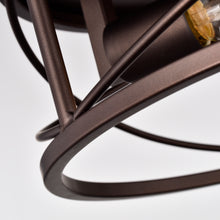 Load image into Gallery viewer, RADIANCE goods 2 Light Rubbed Bronze Finish Flush Mount Ceiling Fixture 14" Wide