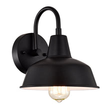 Load image into Gallery viewer, RADIANCE goods 1 Light Textured Black Indoor Wall Sconce 9"