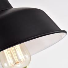 Load image into Gallery viewer, RADIANCE goods 1 Light Textured Black Indoor Wall Sconce 9"