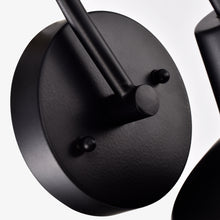 Load image into Gallery viewer, RADIANCE goods 1 Light Textured Black Indoor Wall Sconce 9"