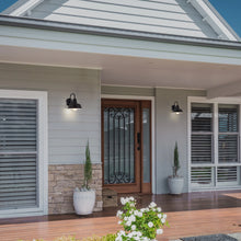 Load image into Gallery viewer, RADIANCE goods 1 Light Textured Black Indoor Wall Sconce 9"