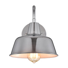 Load image into Gallery viewer, RADIANCE goods 1 Light Chrome Indoor Wall Sconce 9" Wide