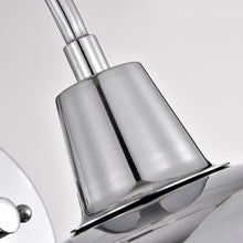 Load image into Gallery viewer, RADIANCE goods 1 Light Chrome Indoor Wall Sconce 9" Wide