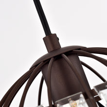 Load image into Gallery viewer, RADIANCE goods Transitional 1 Light Oil Rubbed Bronze Ceiling Pendant 9" Wide