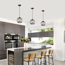 Load image into Gallery viewer, RADIANCE goods Transitional 1 Light Oil Rubbed Bronze Ceiling Pendant 9" Wide