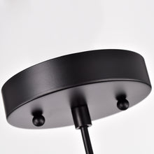 Load image into Gallery viewer, RADIANCE goods Transitional 1 Light Textured Black Ceiling Pendant 6" Wide