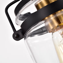 Load image into Gallery viewer, RADIANCE goods Transitional 1 Light Textured Black Ceiling Pendant 6" Wide