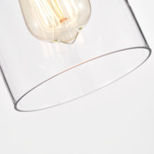 Load image into Gallery viewer, RADIANCE goods Transitional 1 Light Textured Black Ceiling Pendant 6" Wide