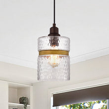 Load image into Gallery viewer, RADIANCE goods Transitional 1 Light Oil Rubbed Bronze Ceiling Pendant 6" Wide