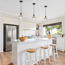 Load image into Gallery viewer, RADIANCE goods Transitional 1 Light Oil Rubbed Bronze Ceiling Pendant 6" Wide