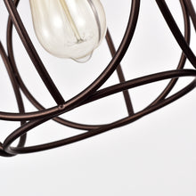 Load image into Gallery viewer, RADIANCE goods Industrial 1 Light Oil Rubbed Bronze Ceiling Pendant 10" Wide