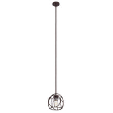 Load image into Gallery viewer, RADIANCE goods Transitional 1 Light Oil Rubbed Bronze Ceiling Pendant 10" Wide