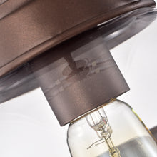 Load image into Gallery viewer, RADIANCE goods Transitional 1 Light Oil Rubbed Bronze Ceiling Pendant 9" Wide