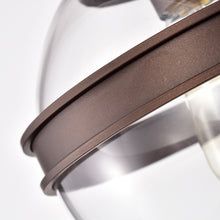 Load image into Gallery viewer, RADIANCE goods Transitional 1 Light Oil Rubbed Bronze Ceiling Pendant 9" Wide