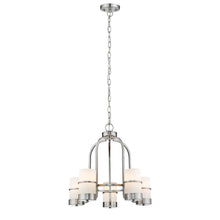 Load image into Gallery viewer, RADIANCE goods Contemporary-style 5 Light Chandelier 22" Wide