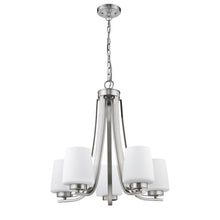 Load image into Gallery viewer, RADIANCE goods Contemporary-style 5 Light Chandelier 22" Wide