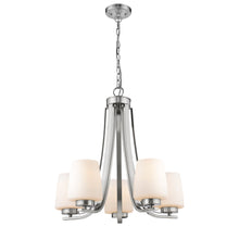 Load image into Gallery viewer, RADIANCE goods Contemporary-style 5 Light Chandelier 22" Wide