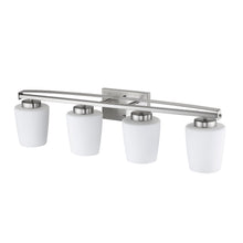 Load image into Gallery viewer, RADIANCE goods 4 Light Brushed Nickel Finish Bath Vanity Fixture 31" Wide