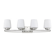 Load image into Gallery viewer, RADIANCE goods 4 Light Brushed Nickel Finish Bath Vanity Fixture 31" Wide