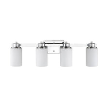 Load image into Gallery viewer, RADIANCE goods 4 Light Chrome Finish Bath Vanity Fixture 29" Wide