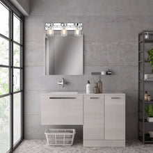 Load image into Gallery viewer, RADIANCE goods 3 Light Chrome Finish Bath Vanity Fixture 22" Wide