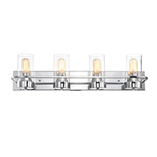 Load image into Gallery viewer, RADIANCE goods 4 Light Chrome Finish Bath Vanity Fixture 30" Wide