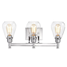 Load image into Gallery viewer, RADIANCE goods 3 Light Chrome Finish Bath Vanity Fixture 23" Wide