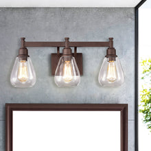 Load image into Gallery viewer, RADIANCE goods 3 Light Rubbed Bronze Finish Bath Vanity Fixture