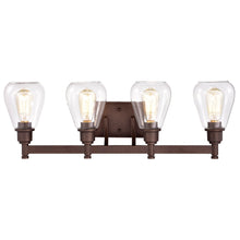 Load image into Gallery viewer, RADIANCE goods 4 Light Rubbed Bronze Finish Bath Vanity Fixture 29" Wide