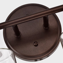 Load image into Gallery viewer, RADIANCE goods 4 Light Rubbed Bronze Finish Bath Vanity Fixture 30" Wide