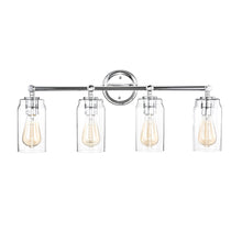 Load image into Gallery viewer, RADIANCE goods 4 Light Chrome Finish Bath Vanity Fixture 28" Wide
