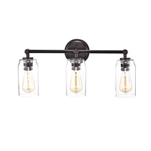Load image into Gallery viewer, RADIANCE goods 3 Light Rubbed Bronze Finish Bath Vanity Fixture 23" Wide