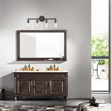 Load image into Gallery viewer, RADIANCE goods 4 Light Rubbed Bronze Finish Bath Vanity Fixture 28" Wide