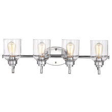 Load image into Gallery viewer, RADIANCE goods 4 Light Chrome Finish Bath Vanity Fixture 30" Wide