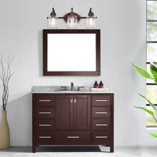 Load image into Gallery viewer, RADIANCE goods 3 Light Rubbed Bronze Finish Bath Vanity Fixture 24" Wide