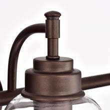 Load image into Gallery viewer, RADIANCE goods 4 Light Rubbed Bronze Finish Bath Vanity Fixture 30" Wide