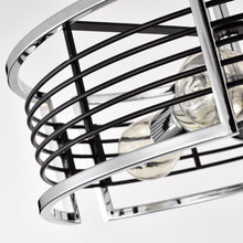 Load image into Gallery viewer, RADIANCE goods 3 Light Chrome Semi-Flush Ceiling Mount 15" Wide