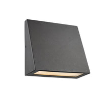 Load image into Gallery viewer, 2R901-BK06ODL RADIANCE goods Embedded LED Light Textured Black Outdoor Wall Sconce 6" Tall