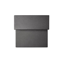 Load image into Gallery viewer, RADIANCE goods Embedded LED Light Textured Black Outdoor Wall Sconce 6" Tall