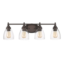 Load image into Gallery viewer, RADIANCE goods 4 Light Rubbed Bronze Finish Bath Vanity Fixture 30" Wide