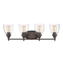 Load image into Gallery viewer, RADIANCE goods 4 Light Rubbed Bronze Finish Bath Vanity Fixture 30" Wide