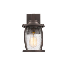 Load image into Gallery viewer, 2S073-RB12OD RADIANCE goods 1 Light Rubbed Bronze Outdoor Wall Sconce 12" Tall