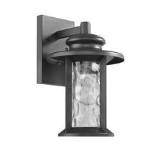 Load image into Gallery viewer, 2S074-BK12OD RADIANCE goods 1 Light Textured Black Outdoor Wall Sconce 12" Tall