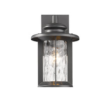 Load image into Gallery viewer, 2S074-BK12OD RADIANCE goods 1 Light Textured Black Outdoor Wall Sconce 12" Tall