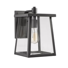 Load image into Gallery viewer, 2S079-BK12OD RADIANCE goods 1 Light Textured Black Outdoor Wall Sconce 12" Tall