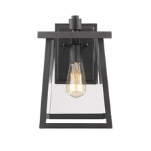 Load image into Gallery viewer, 2S079-BK12OD RADIANCE goods 1 Light Textured Black Outdoor Wall Sconce 12" Tall