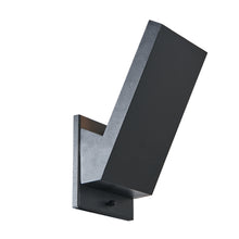 Load image into Gallery viewer, RADIANCE goods Embedded LED Textured Black Outdoor/Indoor Wall Sconce 9" Tall