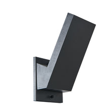Load image into Gallery viewer, RADIANCE goods Embedded LED Textured Black Outdoor/Indoor Wall Sconce 9" Tall